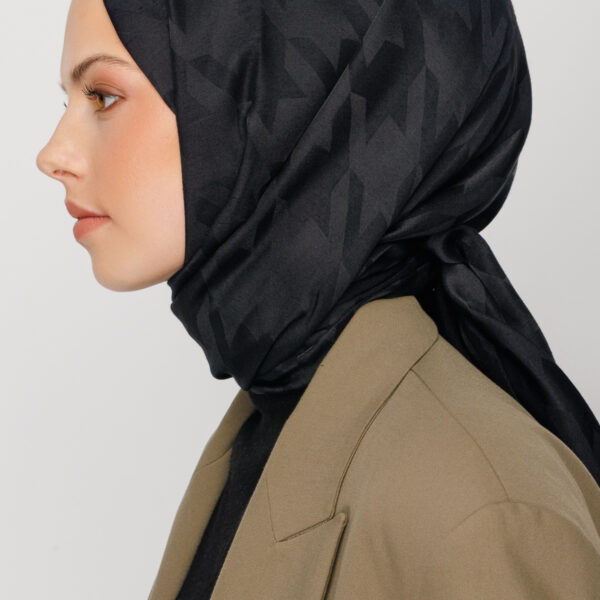 Silky Hijab - schwarz