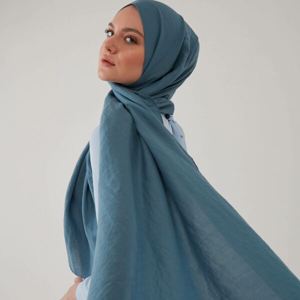 Classic Cotton Hijab - ozeanblau