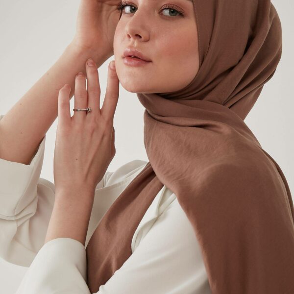 Classic Cotton Hijab - braun