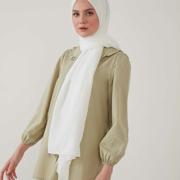 Classic Cotton Hijab - weiß